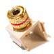Keystone Jack - Banana Jack withred Ring (beige)