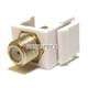 Keystone Jack - Modular F Type (white)