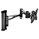 3 Way Adjustable Tilting Wall Mount Bracket For Lcd (max 33lbs, 10~25inch) - Black