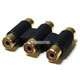 3-rca Coupler For Component Video Cable Extension
