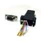 Db9f/rj-45,modular Adaptor - Black Color