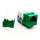 Cat5E 110 Style Keystone Insert - Green