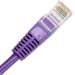 Cat5E 2ft Patch Cable with Molded Boot 350MHz - Purple
