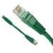 Cat5E 0.5ft Patch Cable with Molded Boot 350MHz - Green