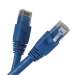 Cat6A 50ft Patch Cable with Molded Boot 10G - Blue
