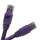 Cat6A 100ft Patch Cable with Molded Boot 10G - Purple