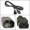 6Ft Computer Power Extension Cord Black, SVT 18/3