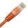 Cat5E 75ft Patch Cable with Molded Boot 350MHz - Orange