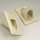 1-Gang Recessed Low Voltage Cable Plate, Ivory