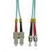 2m SC-ST 10Gb 50/125 LOMMF M/M Duplex Fiber Cable
