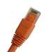 Cat6A 2ft Patch Cable with Molded Boot 10G - Orange
