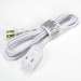 12Ft Power Extension Cord White / SPT-2 16/2 SF-21