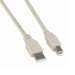 USB 2.0 Type A to Type B Cable 10ft - Ivory