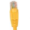 Cat5E 1ft Patch Cable with Molded Boot 350MHz - Yellow