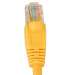 Cat5E 1ft Patch Cable with Molded Boot 350MHz - Yellow