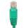 Cat5E 1ft Patch Cable with Molded Boot 350MHz - Green