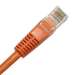 Cat5E 50ft Patch Cable with Molded Boot 350MHz - Orange