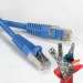 Cat6 Shielded 10ft PiMF STP Patch Cable 550MHz - Blue