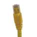 Cat6A 15ft Patch Cable with Molded Boot 10G - Yellow