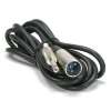 25Ft XLR 3P Male to 1/4" Mono Microphone Cable