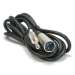 6Ft XLR 3P Male 1/4" Mono Microphone Cable