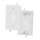1-Gang Feed-Through Wall Plate with Flexible Opening, White