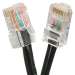 1.5Ft Cat.6 Non-Boot Patch Cable Black
