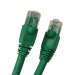 Cat6A 25ft Patch Cable with Molded Boot 10G - Green