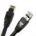 Cat6A 3ft Patch Cable with Molded Boot 10G - Black