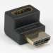 HDMI M/F 90 Degree Adapter Gold Plated