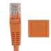 Cat6 100ft Patch Cable with Snagless Boot 550MHz - Orange
