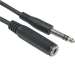 6Ft 1/4" Stereo Male / Female cable