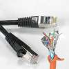 Cat5E Shielded 15ft STP Patch Cable 350MHz - Black