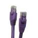 Cat6A 3ft Patch Cable with Molded Boot 10G - Purple