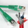 Cat6 Shielded 25ft PiMF STP Patch Cable 550MHz - Green