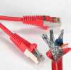 Cat6 Shielded 75ft PiMF STP Patch Cable 550MHz - Red