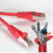 Cat6 Shielded 75ft PiMF STP Patch Cable 550MHz - Red