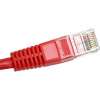 Cat5E 0.5ft Patch Cable with Molded Boot 350MHz - Red