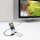 1ft Thin High-Speed Micro HDMI Male [Type D Male] to HDMI Male [Type A Male] Cable supporting 1080p Full HD, 3D, 4K and Ethernet over HDMI (36AWG)