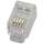 RJ9 RJ10 RJ22 4P4C Plugs for Handset Flat Stranded Wire 100 Pack