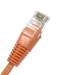 Cat5E 6ft Patch Cable with Molded Boot 350MHz - Orange