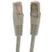 1.5Ft Cat5E Shielded (FTP) Ethernet Network Booted Cable Gray