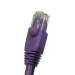 Cat6A 5ft Patch Cable with Molded Boot 10G - Purple