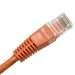 Cat5E 3ft Patch Cable with Molded Boot 350MHz - Orange