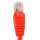 Cat5E 1ft Patch Cable with Molded Boot 350MHz - Red