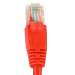 Cat5E 1ft Patch Cable with Molded Boot 350MHz - Red