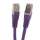 1.5Ft Cat5E Shielded (FTP) Ethernet Network Booted Cable Purple