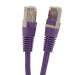 35Ft Cat5E Shielded (FTP) Ethernet Network Booted Cable Purple