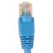 Cat5E 1ft Patch Cable with Molded Boot 350MHz - Blue