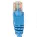 Cat5E 1ft Patch Cable with Molded Boot 350MHz - Blue